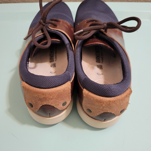 Birkenstock Minot Navy mesh and leather shoes 40 Regular women's 9 EUC!!! - Picture 6 of 6